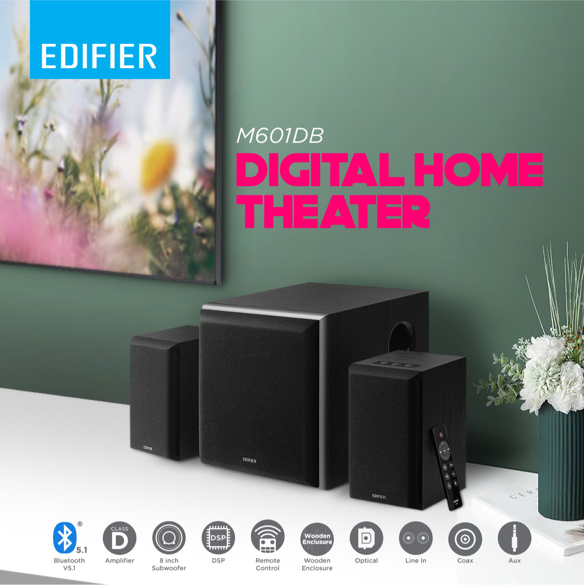 Edifier M601DB Digital Speaker